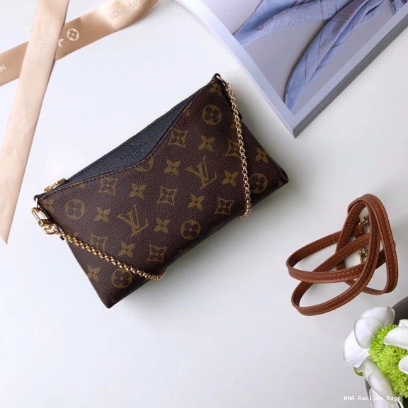 Aaa replica bags Louis PALLAS CLUTCH Vuitton 0824